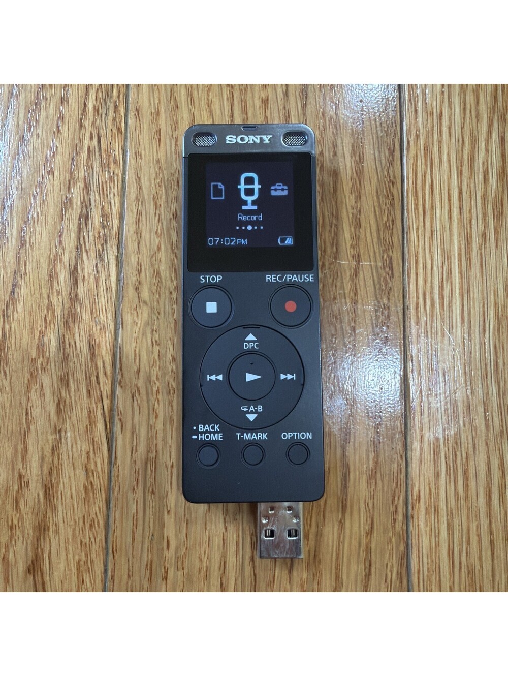 Sony ICD-UX560 Digital Voice Recorder IC Recorder USB Black Tested Working